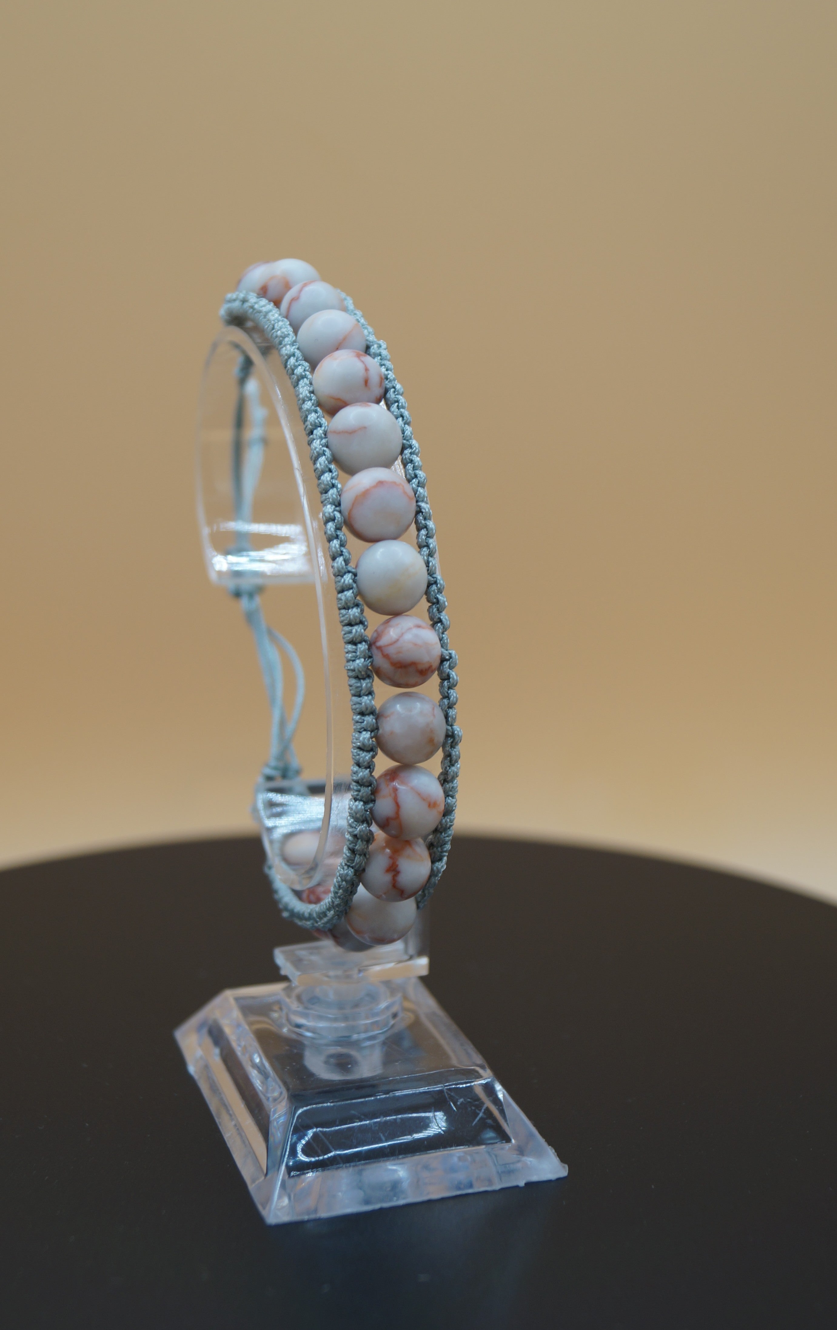 Handgeknüpftes Armband Calcit